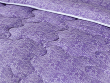 Load image into Gallery viewer, Soft Touch Coverless Microfibre Ultimate Comfort Duvet Quilt 10.5 Tog - Purple Damask
