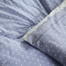 Load image into Gallery viewer, Soft Touch Coverless Microfibre Ultimate Comfort Duvet Quilt 10.5 Tog – Blue Polka Dot
