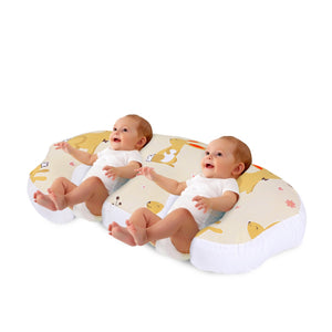 Twin Feeding Nursing Pillow Cushion For Complete Support: Bunnies