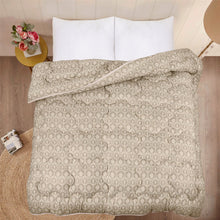 Load image into Gallery viewer, Soft Touch Coverless Microfibre Ultimate Comfort Duvet Quilt 10.5 Tog - Beige Damask
