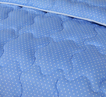 Load image into Gallery viewer, Soft Touch Coverless Microfibre Ultimate Comfort Duvet Quilt 10.5 Tog - Blue Polka Dot

