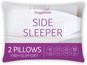 Snuggledown Side Sleeper White Pillows : 2 Pack