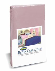 Polycotton Fitted Sheet : Pink
