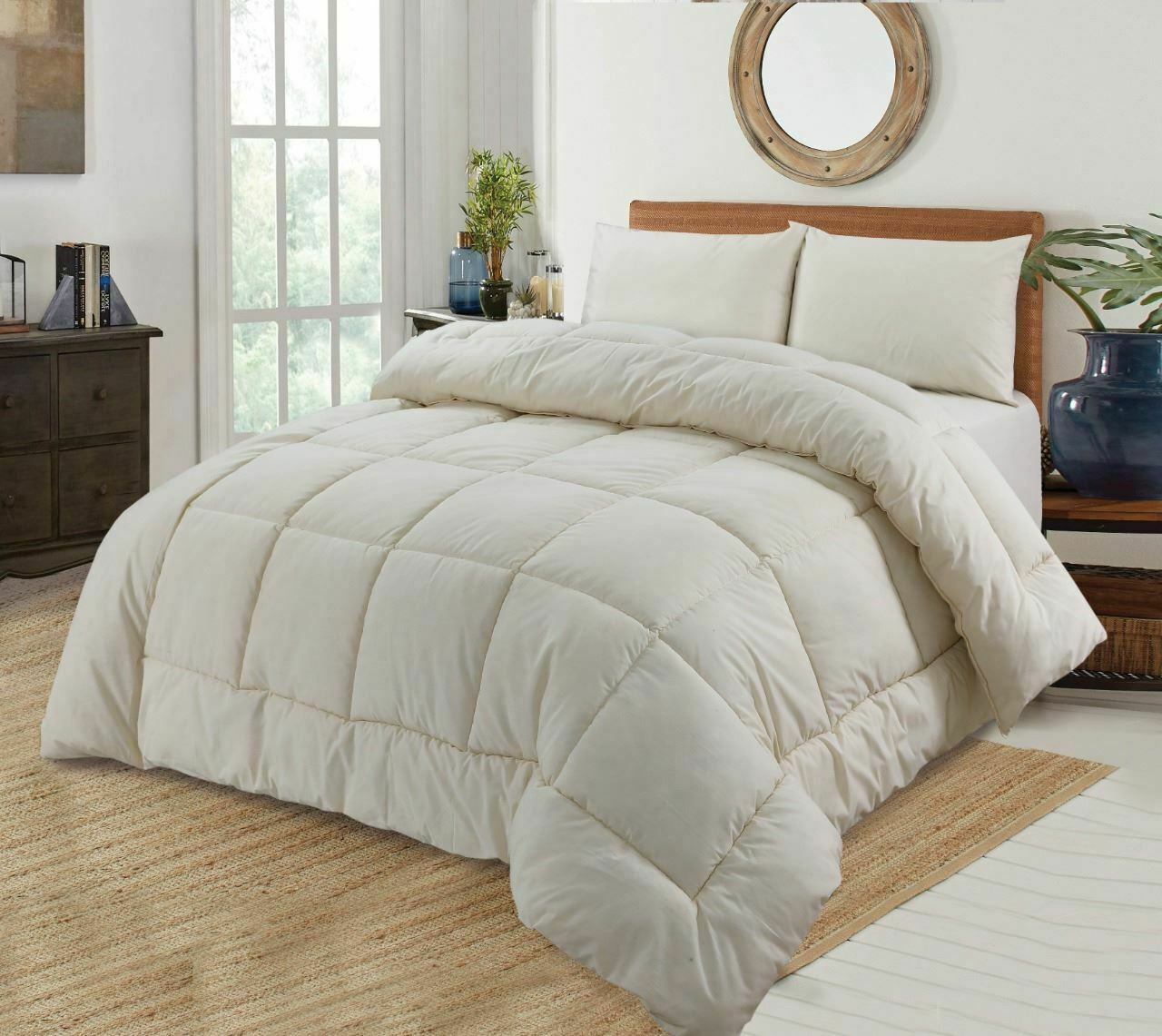 Organic Natural Cotton Coverless Duvet - 7.5 Tog