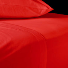 Load image into Gallery viewer, Polycotton Flat Sheet : Red
