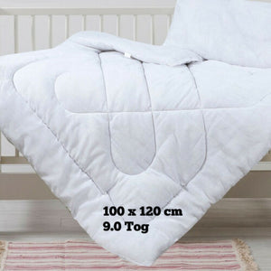 Baby Cot Bed Duvet Quilt Pillow Bedding Anti Allergy - Junior Toddler Cot Quilt