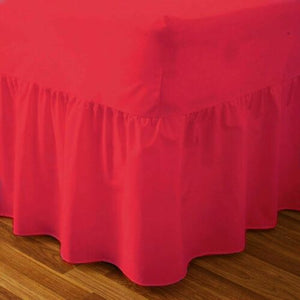 Egyptian Cotton Valance Sheet : Red