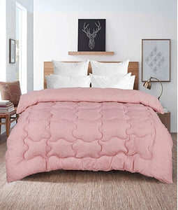 Soft Touch Coverless Microfibre Ultimate Comfort Duvet Quilt 10.5 Tog – Starry Pink
