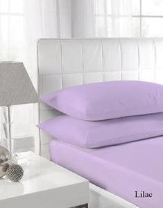 Egyptian Cotton Fitted Sheet Hotel Quality : Lilac