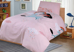Cot Bed Duvet Cover and Pillow Set - Magic Pony